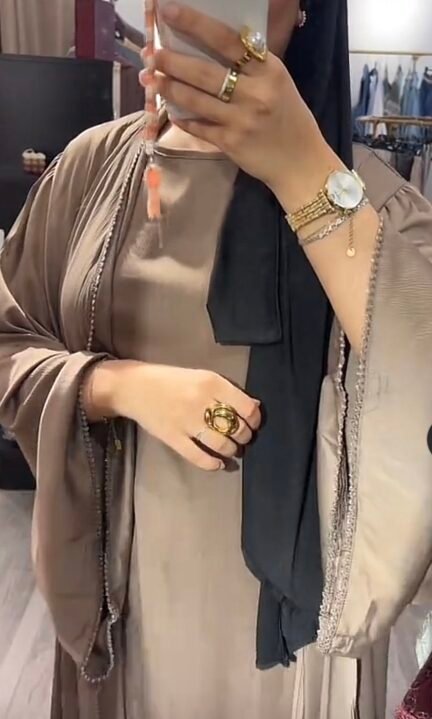 Abaya Princese Marrón