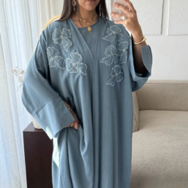 ABAYA  BLUE KIMONO